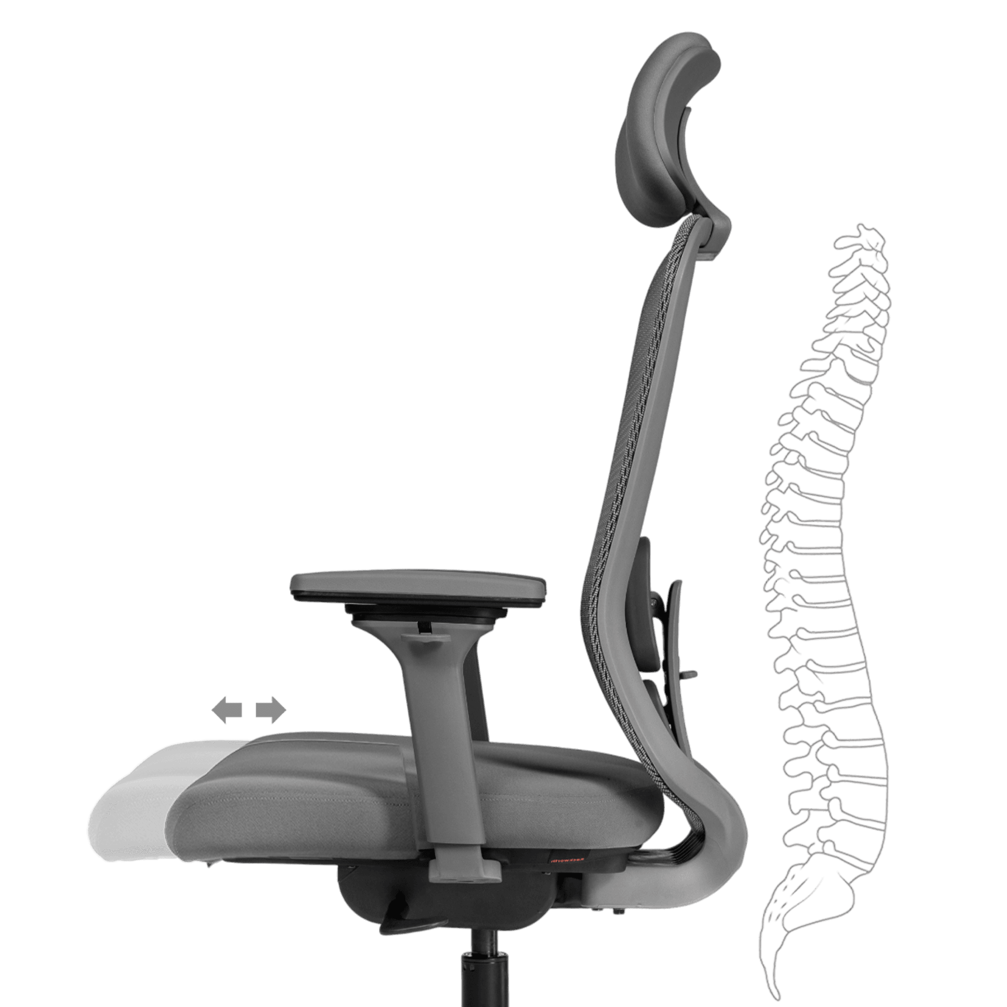 Mesh Backrest Engineered for Breathability and Durability