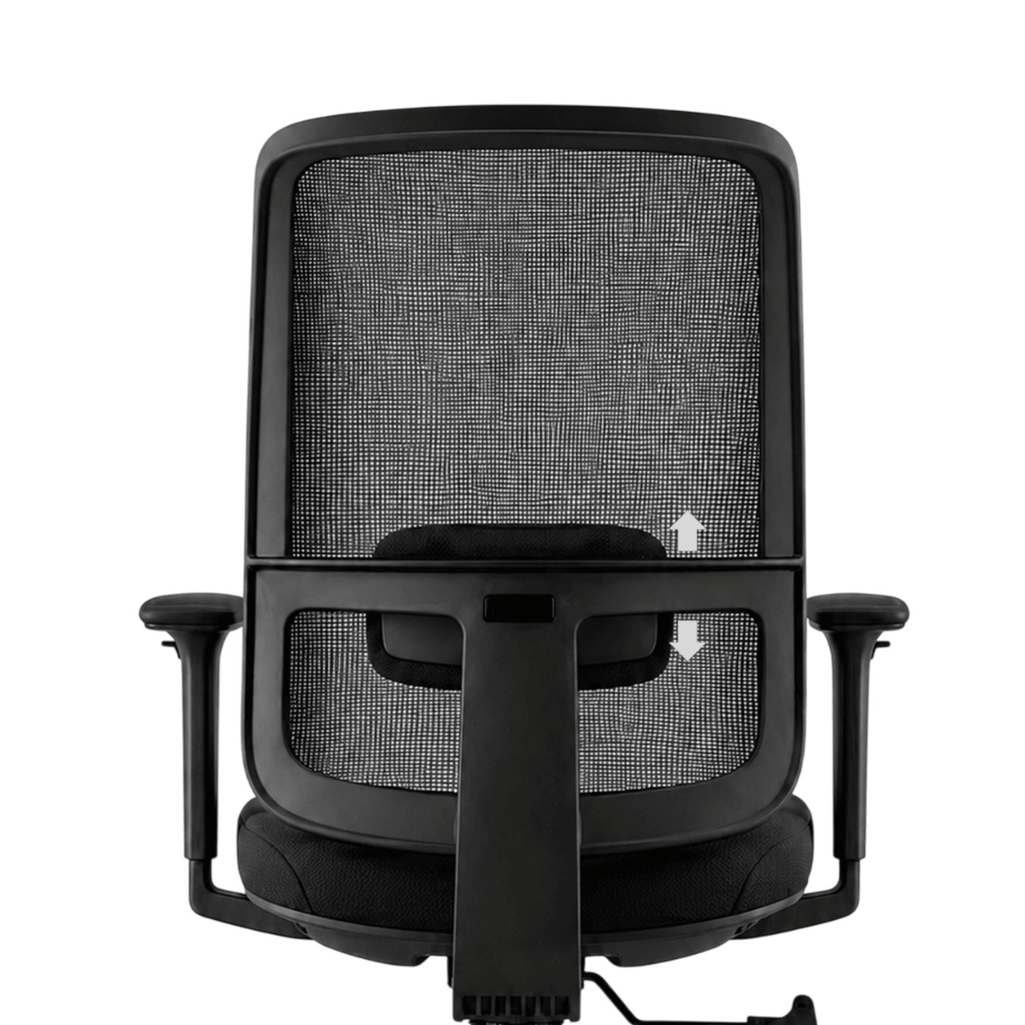 Height-Adjustable Lumbar with 8 Locking Positions