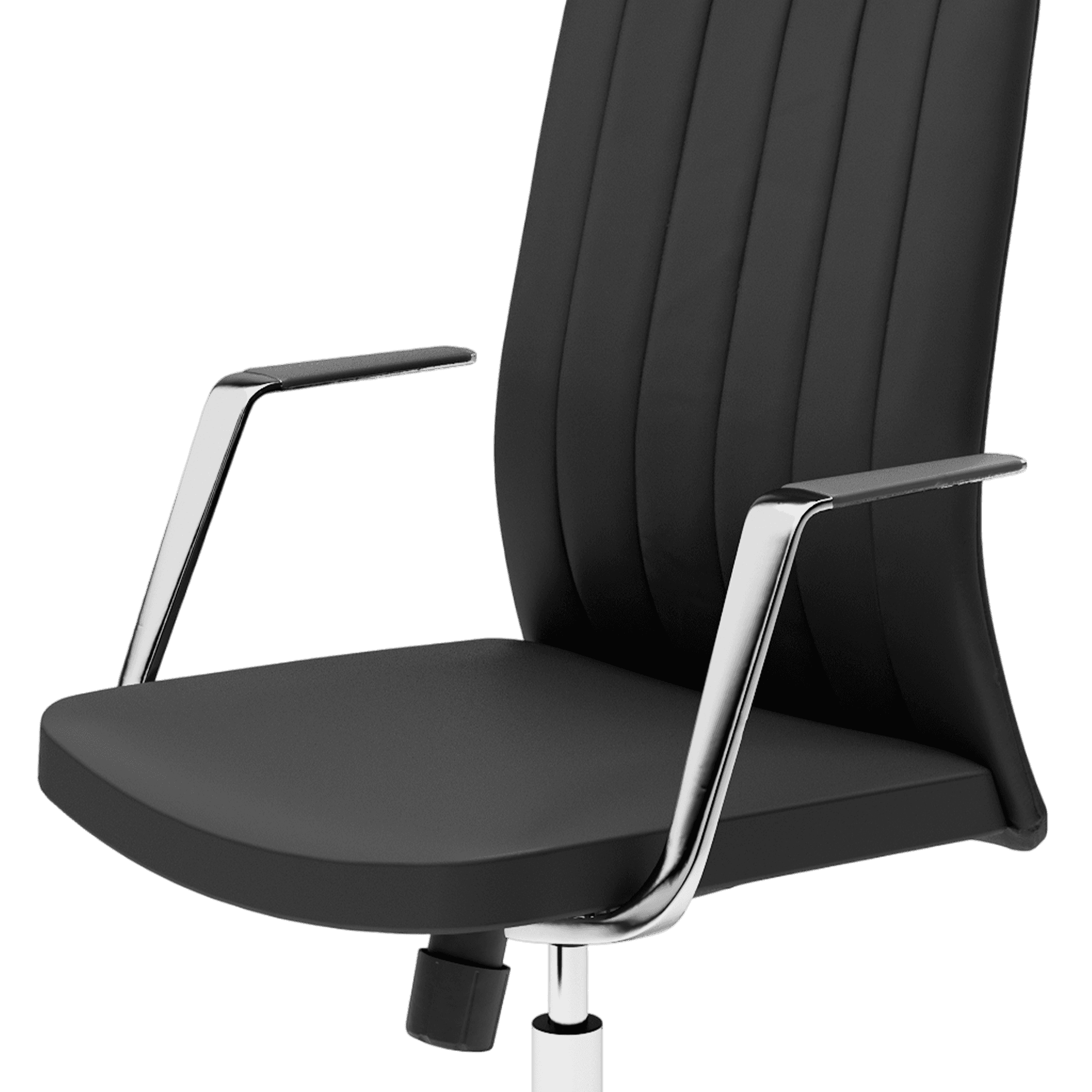 One-Piece Polished Aluminum Armrests