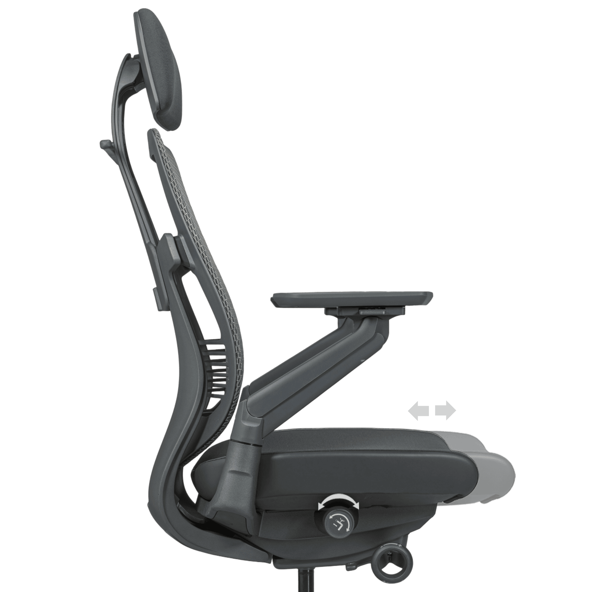 50mm Seat Slider for Full Thigh Support
